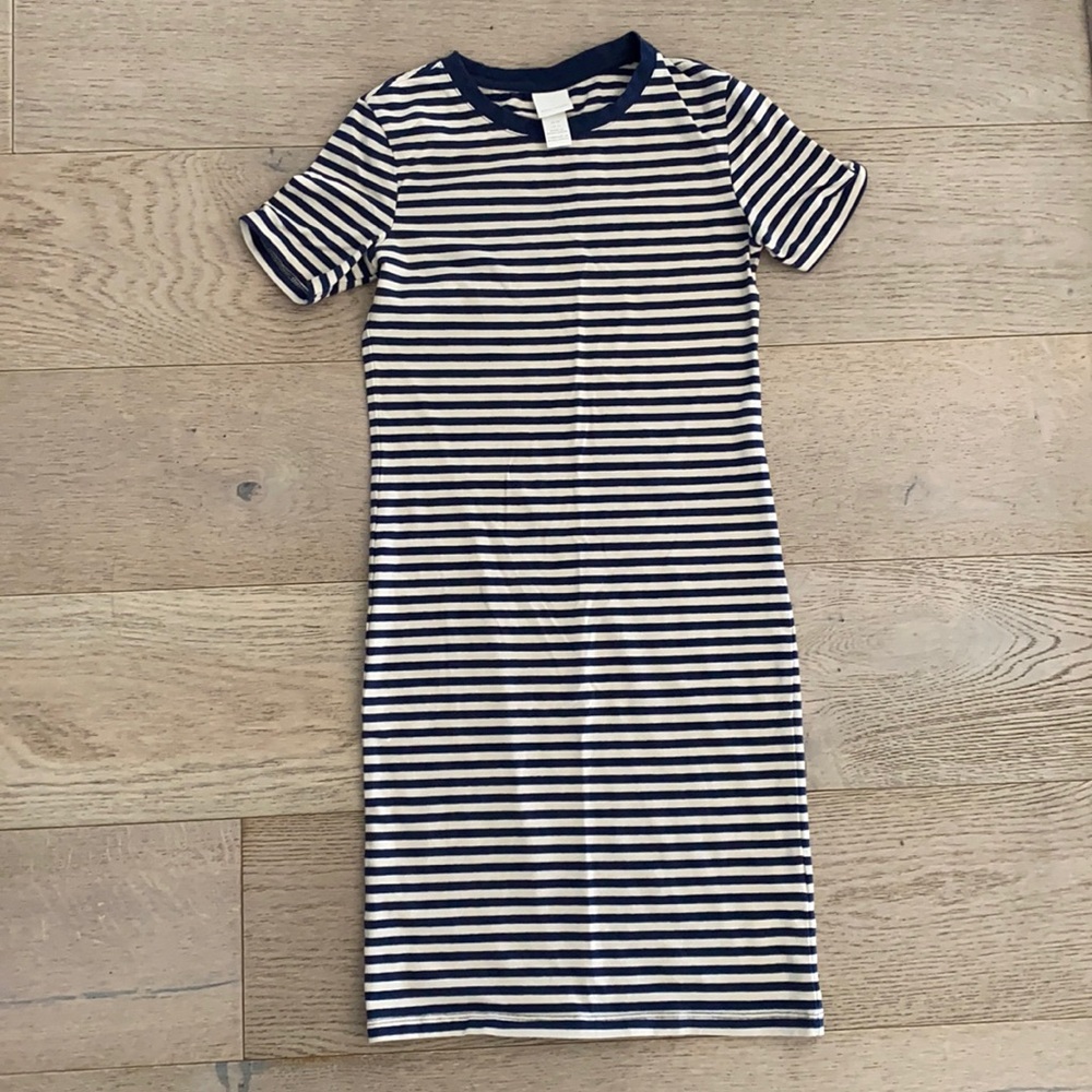 5for$40! H&M navy striped pullover dress